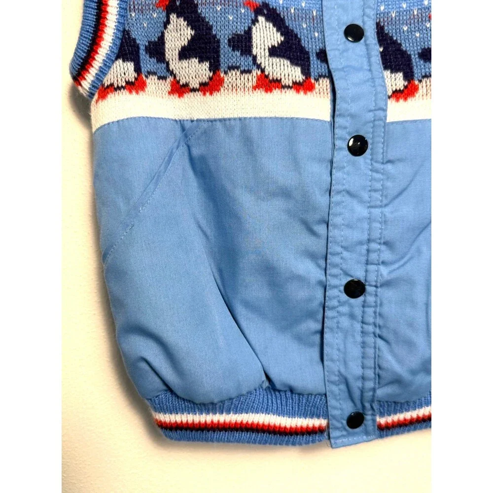 Vintage Penguin Puffer Vest